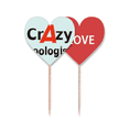 thumbnail image 1 of brief best cool zoologist occupation Toothpick Flag LOVE Heart Lable Cupcake Pick, 1 of 4
