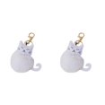 thumbnail image 2 of Qarigey Llavero de tacto , lindo y funcional para dueños de gatos, llavero de gato, llavero, los mejores regalos Blanco 2Conjunto, 2 of 6