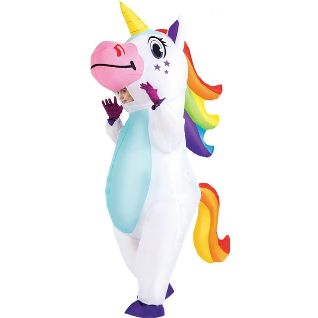 Disfraz inflable Spooktacular Creations de unicornio para adulto