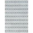 thumbnail image 2 of Rugs.com Lattice Trellis Collection Rug – 7' x 10' White Low-Pile Rug Perfect For Living Rooms, Large Dining Rooms, Open Floorplans, 2 of 9
