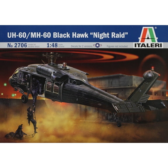 Italeri ¬†510002706¬†‚Äì 1:48 UH-60A Black Hawk Night Raid
