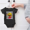 thumbnail image 5 of PACMAN Iconic Video Arcade Game Romper Boys or Girls Infant Baby Brisco Brands NB, 5 of 6
