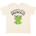 thumbnail image 3 of Inktastic Grandpa's Little Princess Cute Frog Girls Toddler T-Shirt, 3 of 5