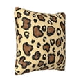 thumbnail image 2 of ZICANCN Abstract Leopard Graffiti Brown Throw Pillow Covers, Bed Couch Sofa Knit Decorative Pillow Covers for Living Room Farmhouse, 24"x24", 2 of 8