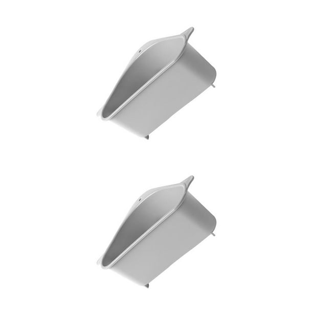 Billuyoard Fregadero Triangular, estante de almacenamiento para desagüe, esponja de cocina, soporte para cepillos, cesta, escurridor con ventosas gris 2piezas Billuyoard CBP137465