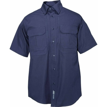 - Short Sleeve Cotton Tactical Shirt, Fire Navy