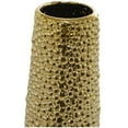 thumbnail image 5 of DecMode 25" Gold Ceramic Vase with Bubble Texture, 5 of 12
