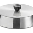 thumbnail image 4 of TrueCraftware- 8" Grill Basting Cover with Black Plastic Knob Aluminum- Round Melting Dome Burger Cover Cheese Melting Dome and Steaming Cover Best for Use in Flat Top Grill Cooking Indoor or Outdoor, 4 of 6