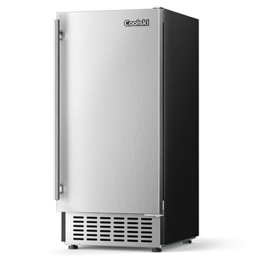 Coolski Commercial Under Counter Ice Machine, 80 lbs/24h Built-in Ice Maker