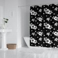 thumbnail image 2 of Pioneer Flower Floral Print Pattern Shower Curtain 72"x84", Bathroom Decorative Shower Curtain Set with 12 Hooks, Waterproof Washable, 2 of 6