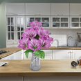 thumbnail image 4 of 1Pcs 10 Heads Artificial Flowers Clivia Living Room Table Decoration Fake Flowers, 4 of 16