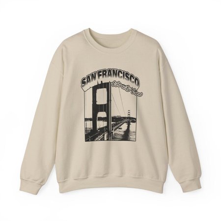 San Francisco City Sweatshirt, Golden Gate Bridge , Travelling Stat Of California Crewneck, Golden Gate Park Pullover, Pacific Ocean
