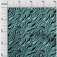 thumbnail image 2 of oneOone Polyester Spandex Turquoise Blue Fabric Animal Skin Dress Material Fabric Print Fabric By The Yard 56 Inch Wide, 2 of 4