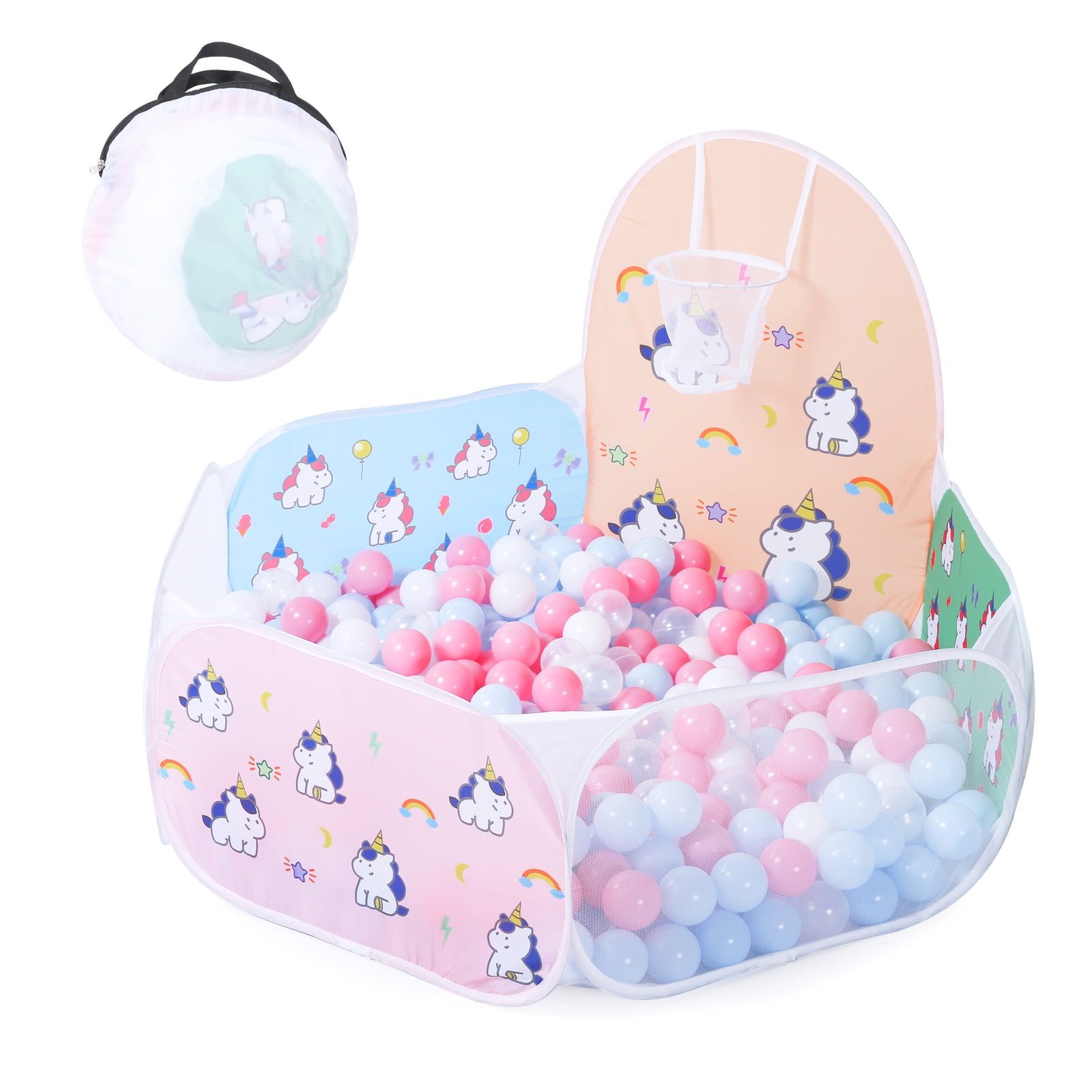 Ball Pits for Toddlers, 47x13 Inch Large Pop Up Toddler Kids Ball Pit