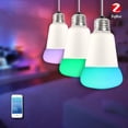 thumbnail image 4 of Bombilla LED Irfora AC100-240V 9W RGBW Bombilla inteligente (Versión Zigbee) E27 Base Socket Holder Compatible con Smart Phone App Control / Cambio de color / Brillo Regulable regulable / Ajuste de es Irfora Bombilla LED, 4 of 7