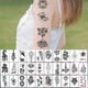 thumbnail image 2 of Pegatina De Tatuaje De Flores Para Mujeres Niña Moda Impermeable Temporal Larga Duración Falso Adhesivo, 2 of 4