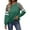 Green, variant on Womens Sweatshirts Trendy Leopard Print Color Block Long Sleeve Sweatshirts Fall Winter Soft Oversized Crewneck Pullover Tops