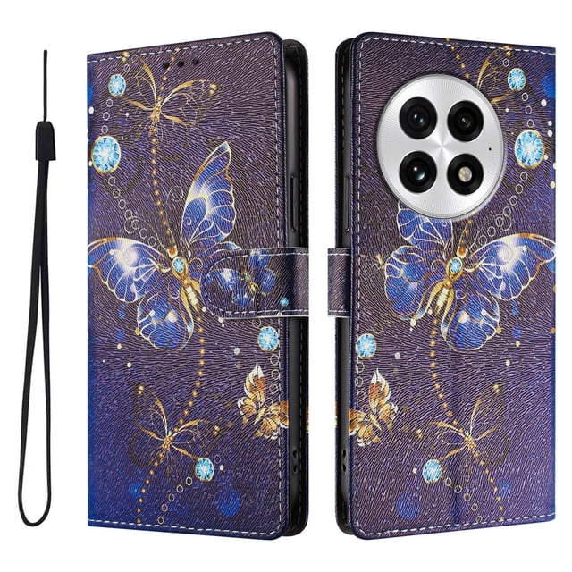 FOXDOCK Funda Tipo Cartera para OnePlus 13 con Soporte y Correa – Diseño de Patrones Lindos
