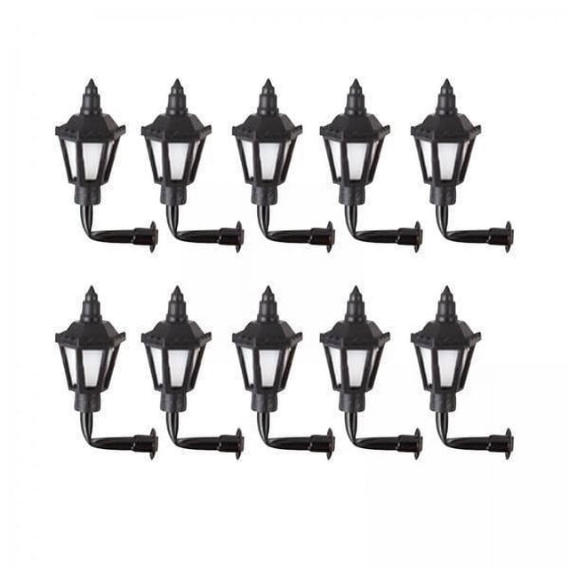 Lámparas de pared,Apliques de pared LED para casa de muñecas Mini calle en miniatura,Modelo de luz Lámparas de poste de tren ferroviario Colgando,Lámpara Luces Iluminación de calles Poste