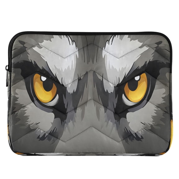 ALAZA Eagle Eye Grey Pattern Laptop Sleeve Case for 13-14 Inch Computer Cover Bag Medium
