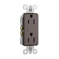 thumbnail image 7 of Legrand  Radiant  15 amps 125 volt Graphite  Outlet  1 pk, 7 of 7