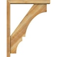 thumbnail image 3 of Ekena Millwork 4"W x 26"D x 34"H Balboa Block Rough Sawn Bracket w/ Offset Brace, Western Red Cedar, 3 of 25