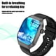 thumbnail image 4 of Reloj inteligente con pantalla curva, pulsera de aleación de aluminio de 0,1 pulgadas con identificación completa, para deportes al aire libre, monitoreo de ritmo cardíaco, resistente al agua IP67., 4 of 8