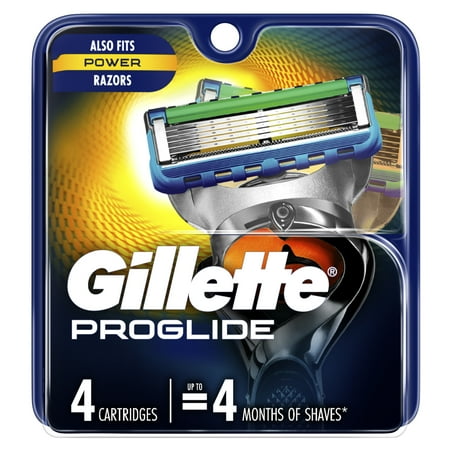 Gillette ProGlide Mens Razor Blades Refill Cartridges, 4 ct