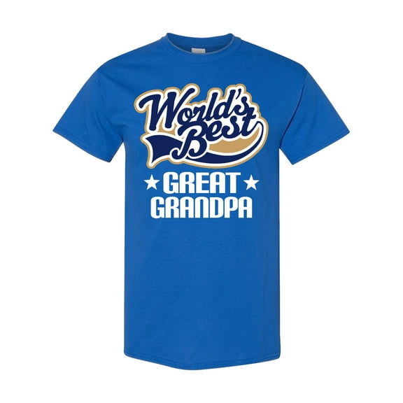 Inktastic World's Best Great Grandpa T-Shirt