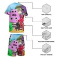 thumbnail image 3 of Boys Garten of Banban Short Sleeve Mesh T-Shirt And Shorts Outfit Set Summer Clothes Set for Kids, 3 of 7