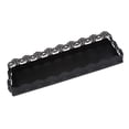 thumbnail image 4 of Bandeja para servir alimentos, expositor de metal, platos rectangulares, ideal para fiestas. Negro, 4 of 9
