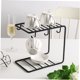 thumbnail image 4 of BESTYASH 1Ud Organizador De Tazas Y Platos De Hierro Negro Para Y Cocina En Casa, 4 of 8