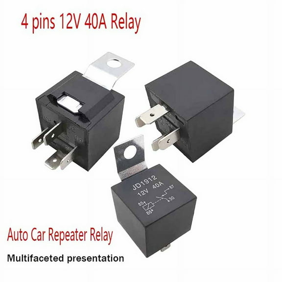1Pcs Repeater Relay 4 Pins 12V 40A for Auto Car Relays