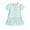 Green, variant on Girls' Polo Collar Pleated Romper, Soft Stretch Summer Dress with Rainbow Embroidery for Casual Playwear,18-24 Months