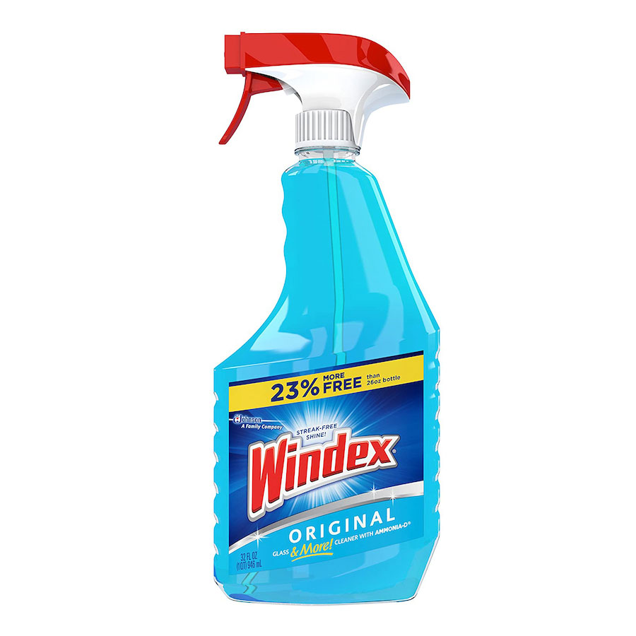 Windex, Original Glass Cleaner with AmmoniaD Capped with Trigger, 32