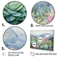 thumbnail image 3 of Designart "Desert Green Succulent Serenity" Succulent Floater Framed Canvas Prints, 3 of 5