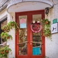 thumbnail image 6 of Light Ball,1Pc Merry Christmas Decorations Wreath Rustic Wooden Holiday Decor For Front Door Porch Home Window Wall Farmhouse Indoor Outdoor Decor,40*28.5Cm, 6 of 7
