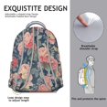 thumbnail image 5 of Pioneer Flower Backpack for School,Cute School Bag,Schoolbag with Adjustable Shoulder Straps & Padded Back,15.3"x11"x7.1".﻿, 5 of 6