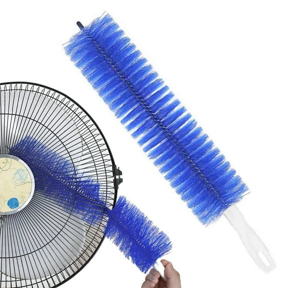Flexible Microfiber Fan Dusting Brush with Extendable Handle, Multi-Purpose Crevice Cleaning Tool for Ceiling Fans and Blinds, Washable Feather Duster Stationery Supplies