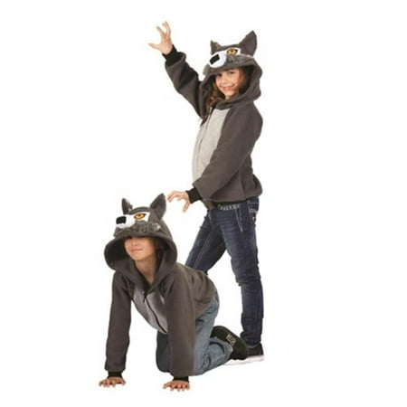 Rg Costumes 40521-L Kids Wolf Hoodie Child Costume - Large