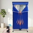 thumbnail image 4 of Clothes Dryer Portable Mini Dryer Machine Electric Indoor Wet Laundry Warm Air Drying Blue, 4 of 12