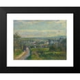 thumbnail image 2 of Camille Pissarro 18x14 Black Modern Framed Museum Art Print Titled - View of Saint-Ouen-L'Aumone (1876), 2 of 5