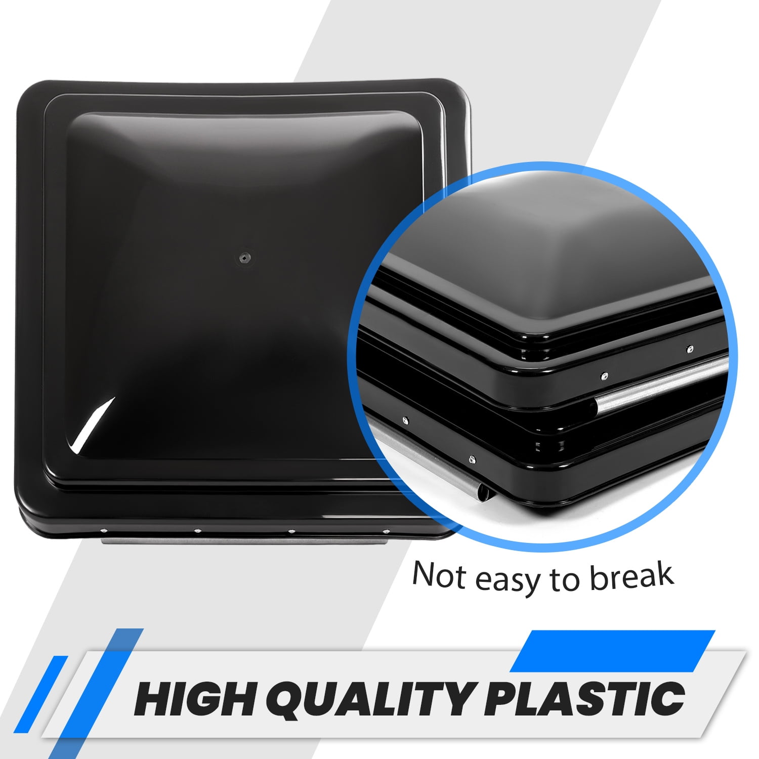 Jack Boss 2 Pack Set Roof Vent Cover, 14 Inch Replaceent Vent Lid for