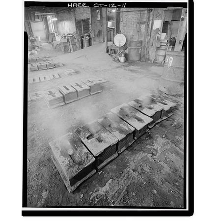 Historic Print, Bevin Brothers Bell Shops, Bevin Court, East Hampton, Middlesex County, CT - 11, 16" x 20"