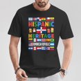 thumbnail image 2 of Hispanic Heritage Month Dominican Republic Flag Latino Pride Cultural Celebration T-Shirt for Men Women Dominican Republic Supporter Tee, 2 of 3