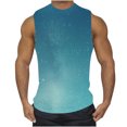 thumbnail image 1 of zfhfof Débardeurs Graphiques pour Hommes Motif Imprimé Sans Manches T-Shirts de Musculation Été Col Rond Chemise de Plage Décontractée, 1 of 5