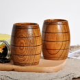 thumbnail image 4 of Wooden Handmade Cup Japanese-style Log Making Anti-scalding Tea Cup Wine Barrel Beer, 4 of 5