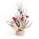 thumbnail image 1 of Mini árbol de Navidad, ramas y piñas artificiales de mesa, decoración navideña, plantas en maceta, 1 of 5