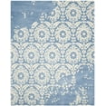 thumbnail image 3 of SAFAVIEH Bella Zlata Geometric Wool Area Rug, Light Blue/Ivory, 8' x 10', 3 of 8