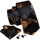 thumbnail image 2 of Set de corbatas Barry.Wang con flor de seda, 150 cm x 8,5 cm, 2 of 8